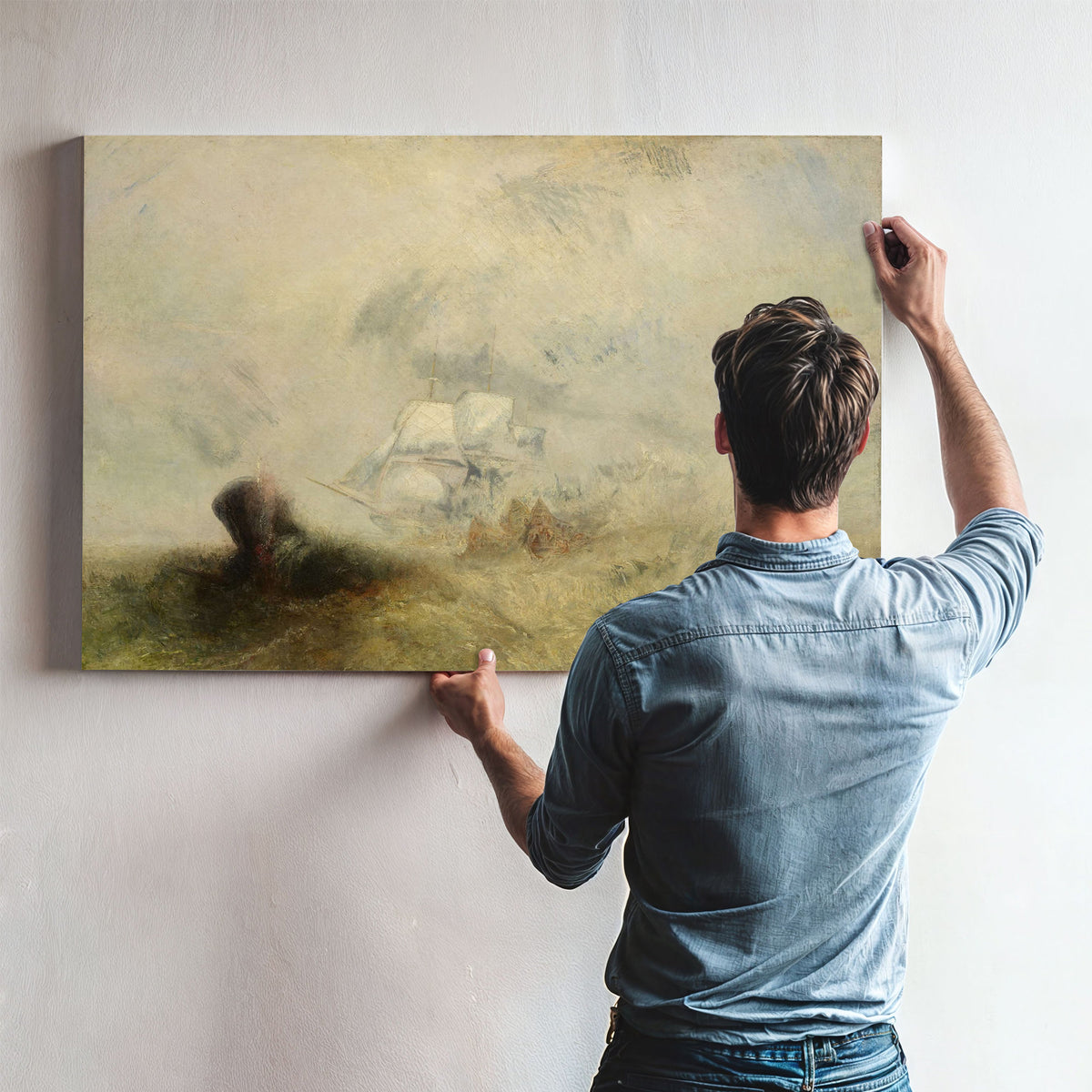 Whalers by Joseph Mallord William Turner