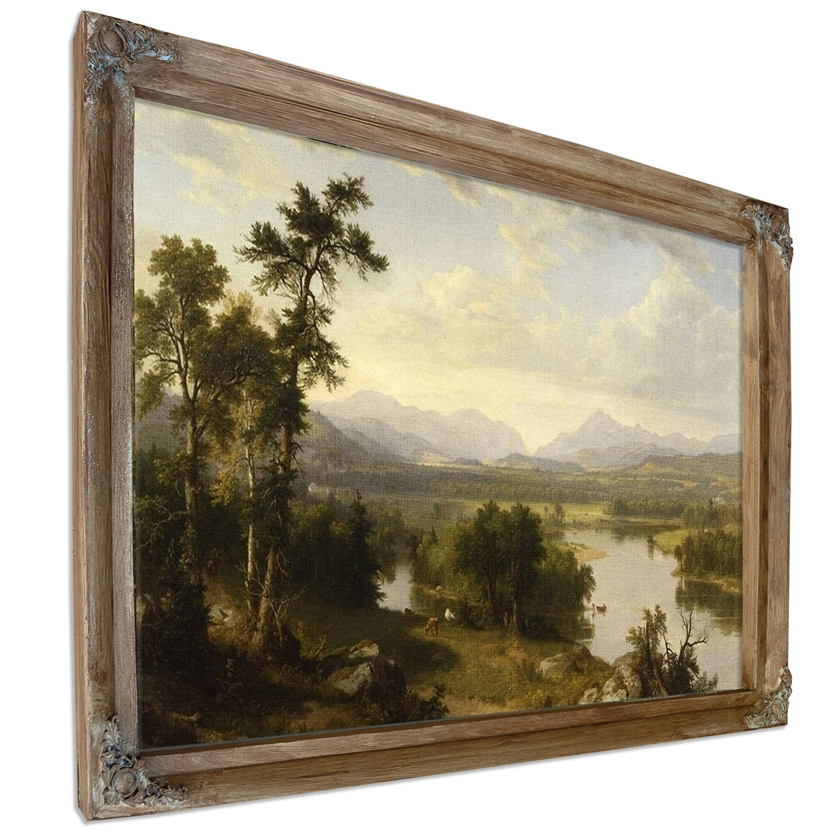 White Mountain Scenery, Franconia Notch, N.H. By Asher Brown Durand