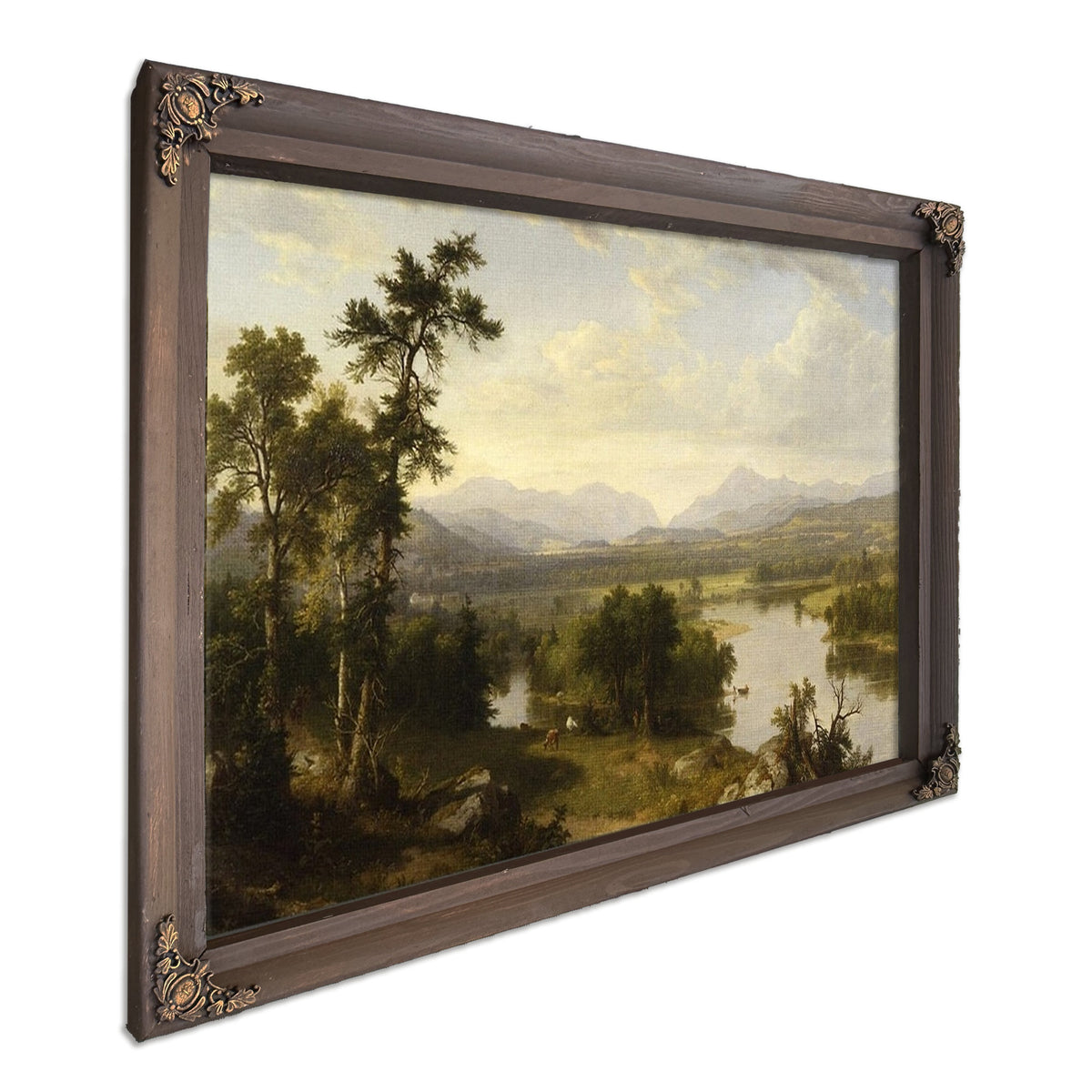 White Mountain Scenery, Franconia Notch, N.H. By Asher Brown Durand