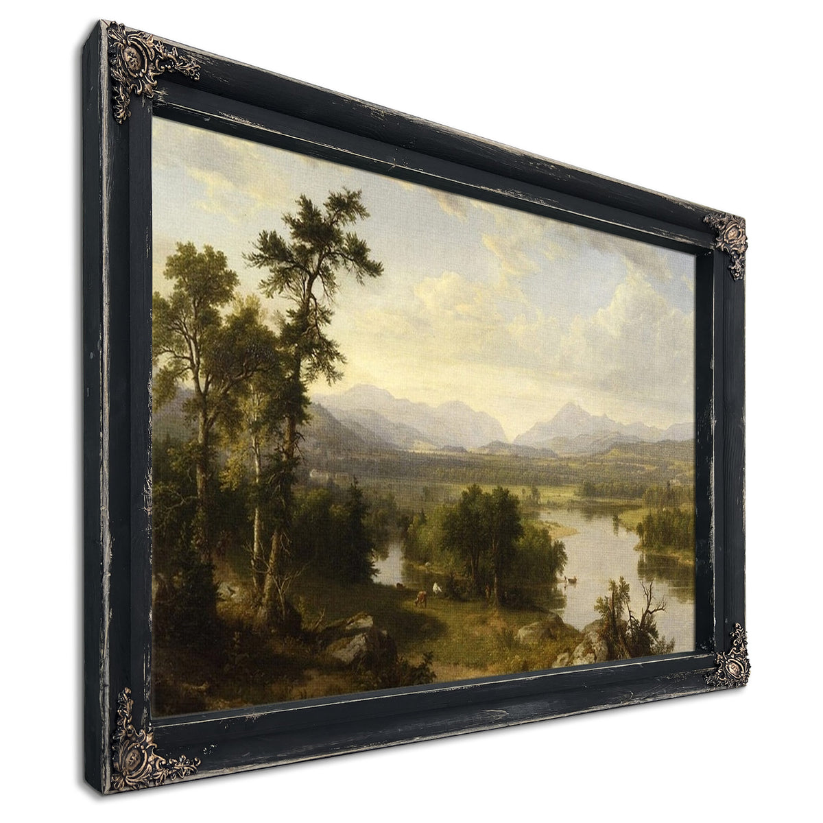 White Mountain Scenery, Franconia Notch, N.H. By Asher Brown Durand