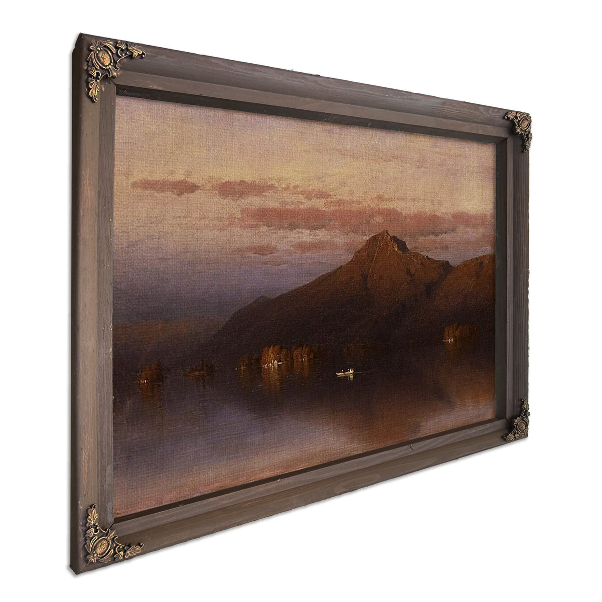 Whiteface Mountain From Lake Placid By Sanford Robinson Gifford Fine Art Print