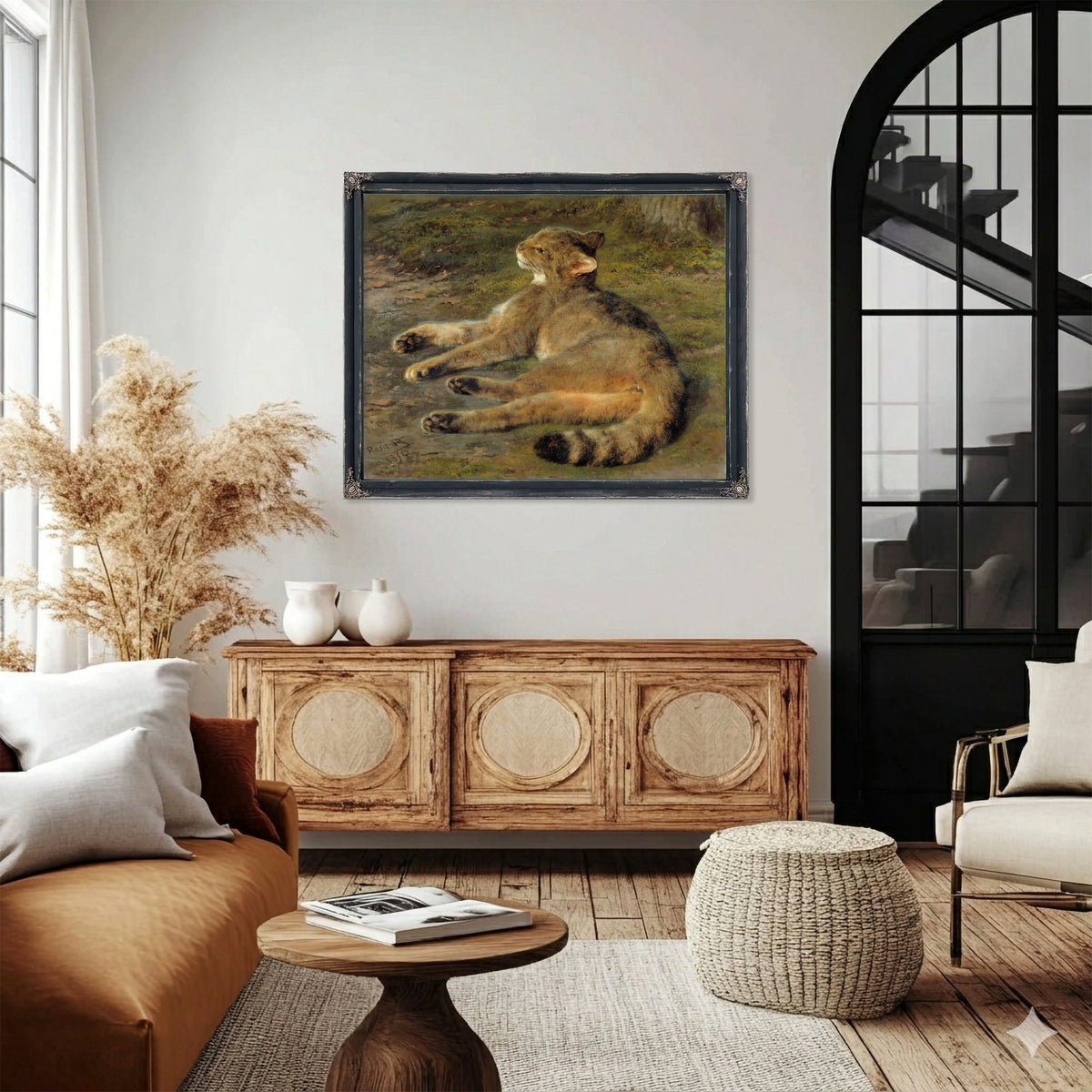 Wild Cat by Rosa Bonheur