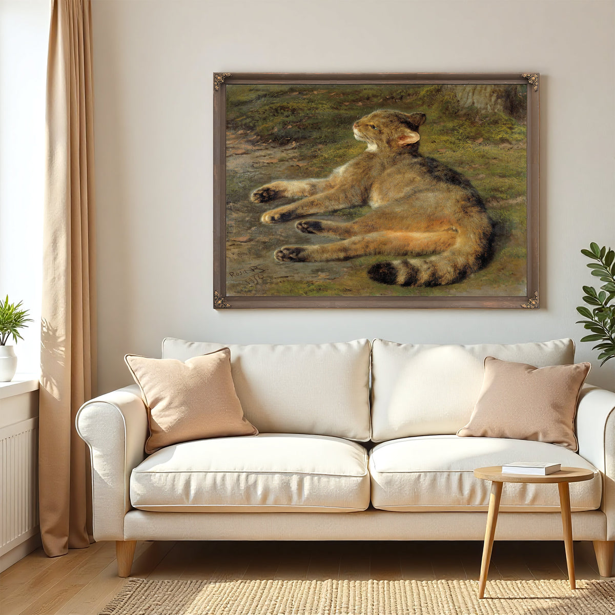 Wild Cat by Rosa Bonheur