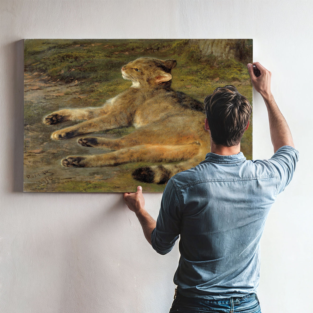 Wild Cat by Rosa Bonheur