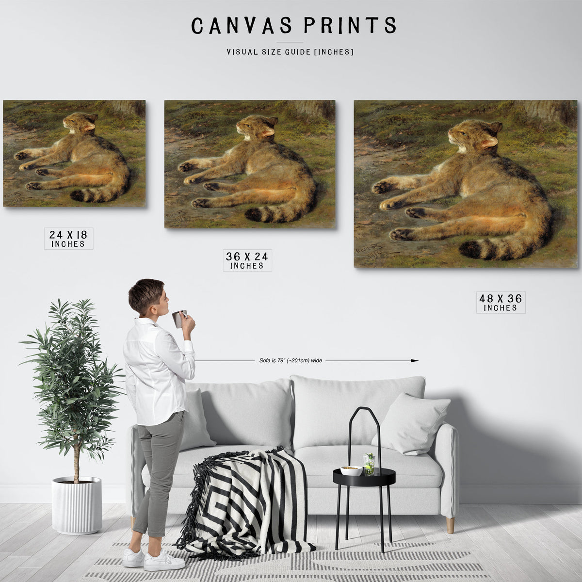 Wild Cat by Rosa Bonheur