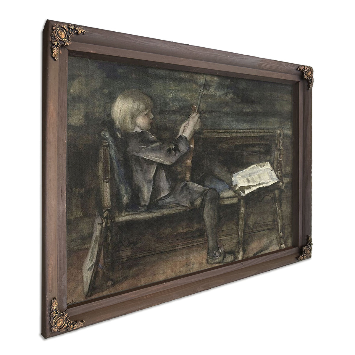 Willem With Violin 1899 By Matthijs Maris