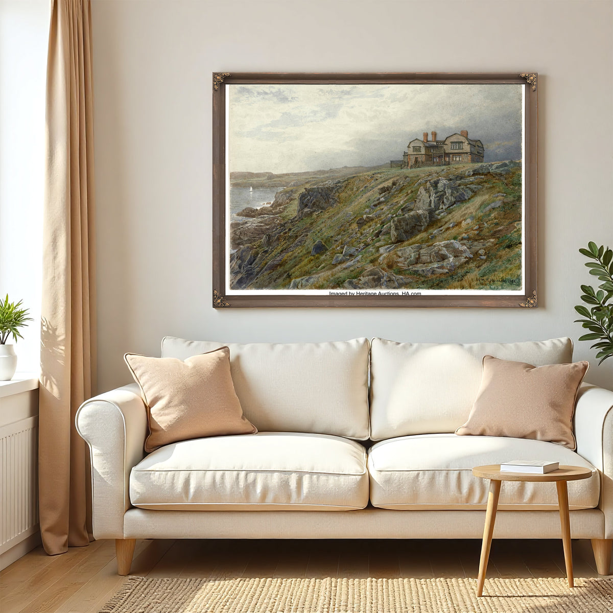 Graycliff Artist S Home Newport Rhode By William Trost Richards