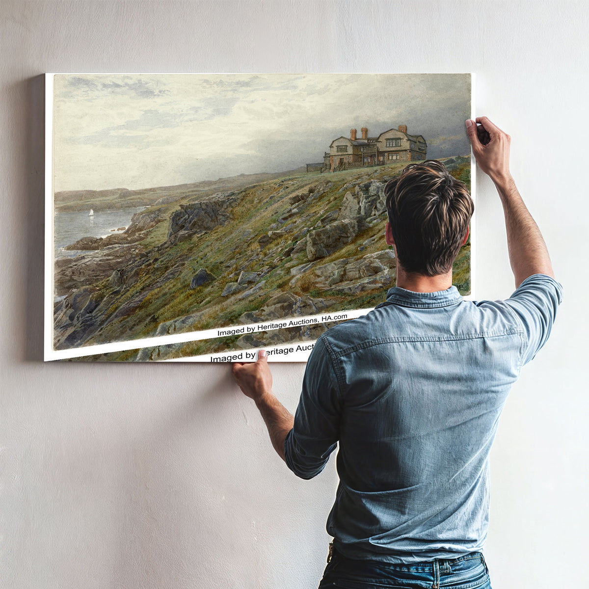 Graycliff Artist S Home Newport Rhode By William Trost Richards