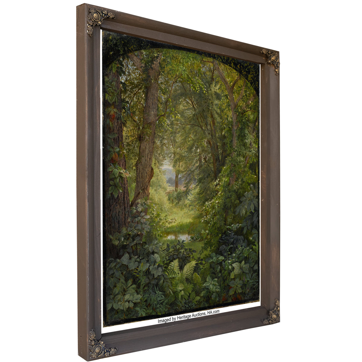 Woodland Landscape Woodland Glade 1860 By William Trost Richards