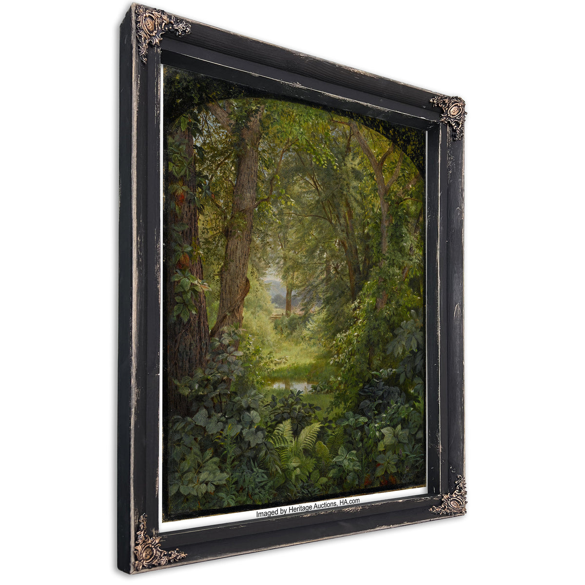 Woodland Landscape Woodland Glade 1860 By William Trost Richards