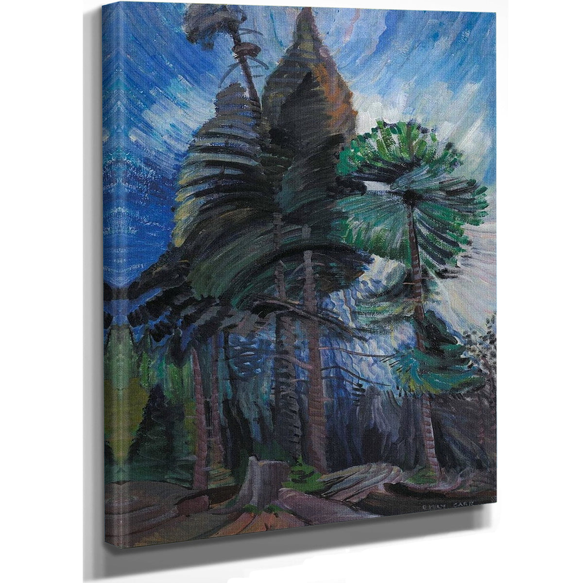 Wind In The Tree Tops 1939 By Emily Carr