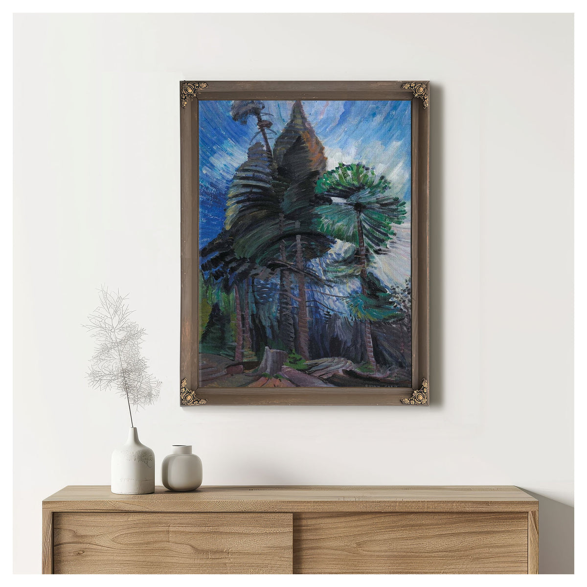 Wind In The Tree Tops 1939 By Emily Carr