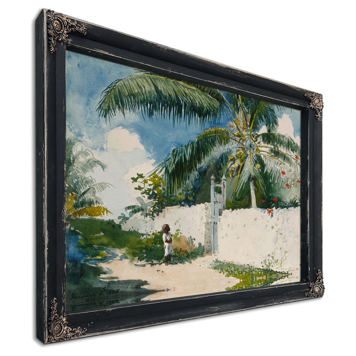 A Garden Nassau 1885 By Winslow Homer