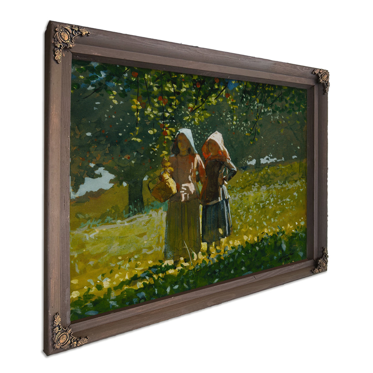 Apple Picking 1878 By Winslow Homer