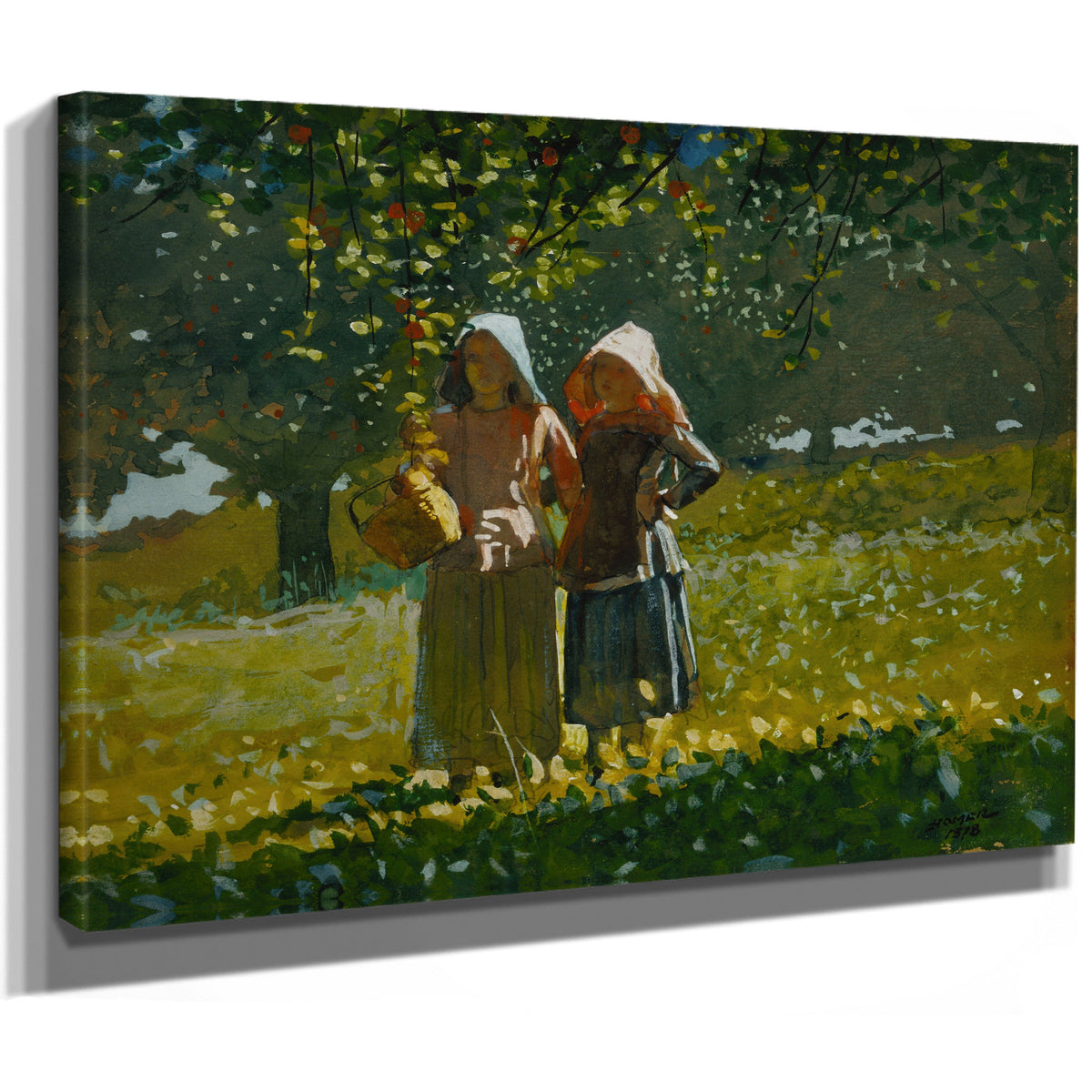 Apple Picking 1878 By Winslow Homer