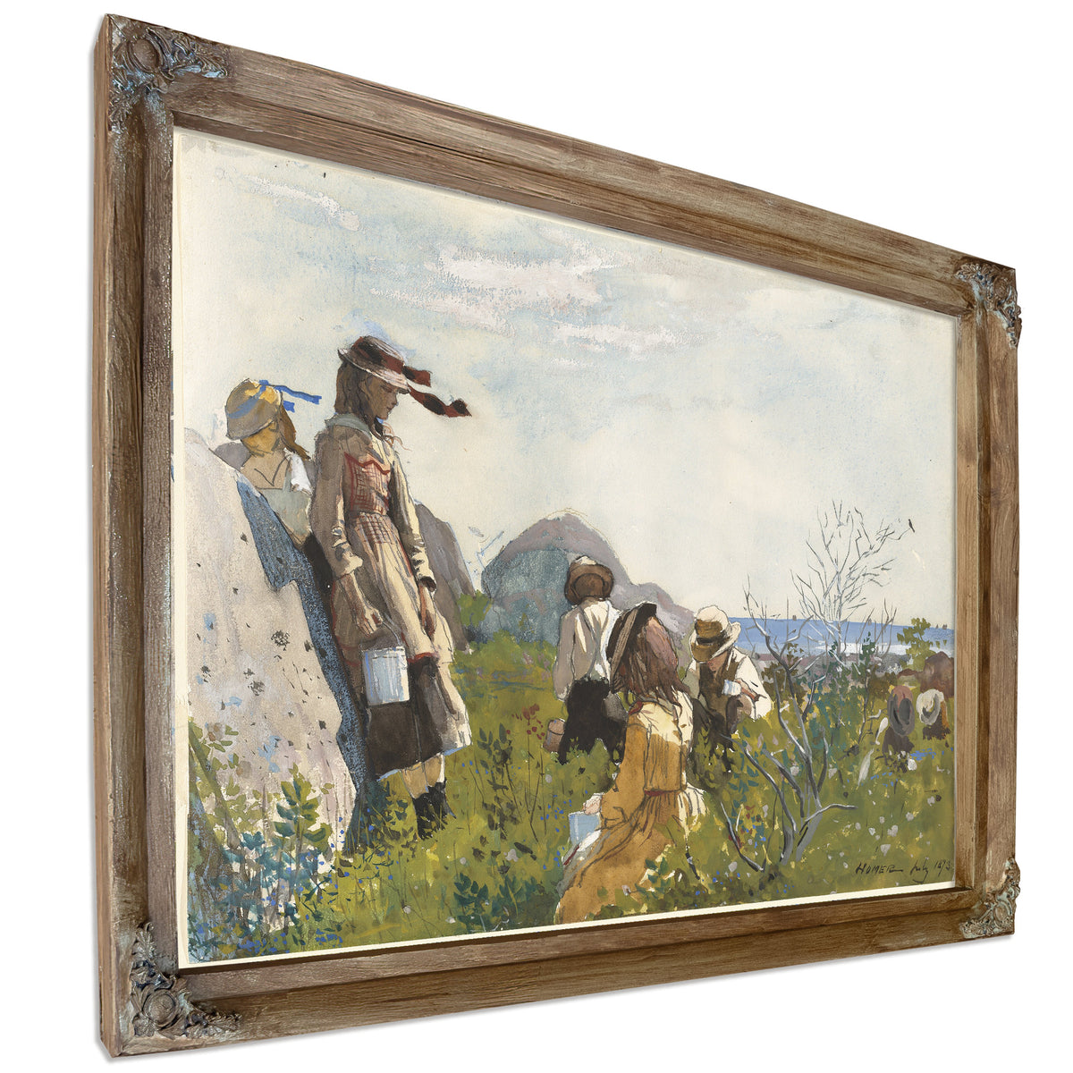 Berry Pickers 1873 By Winslow Homer