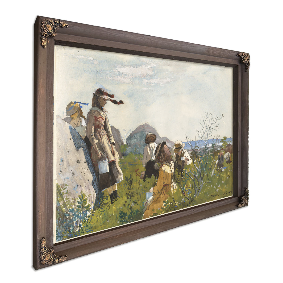 Berry Pickers 1873 By Winslow Homer