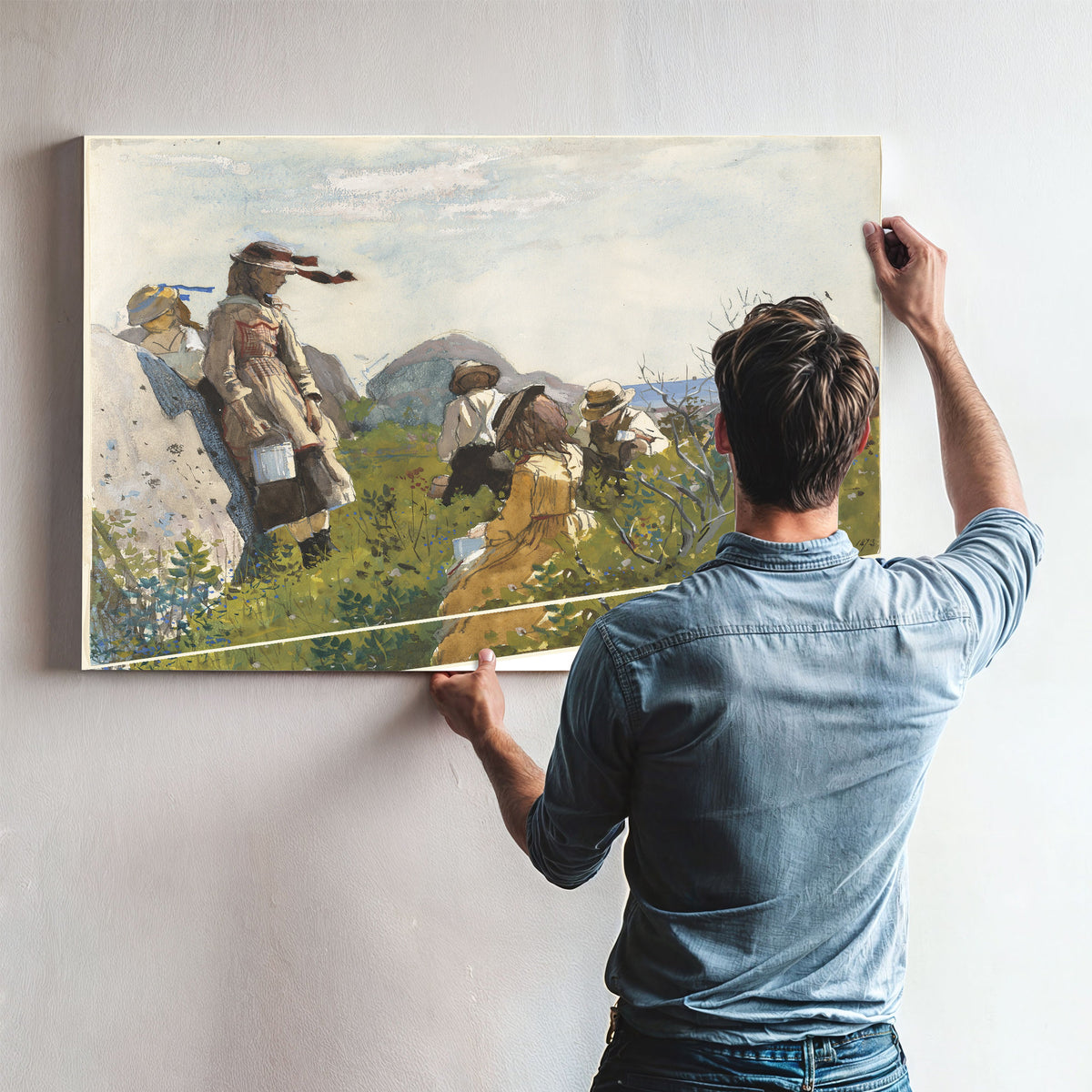 Berry Pickers 1873 By Winslow Homer