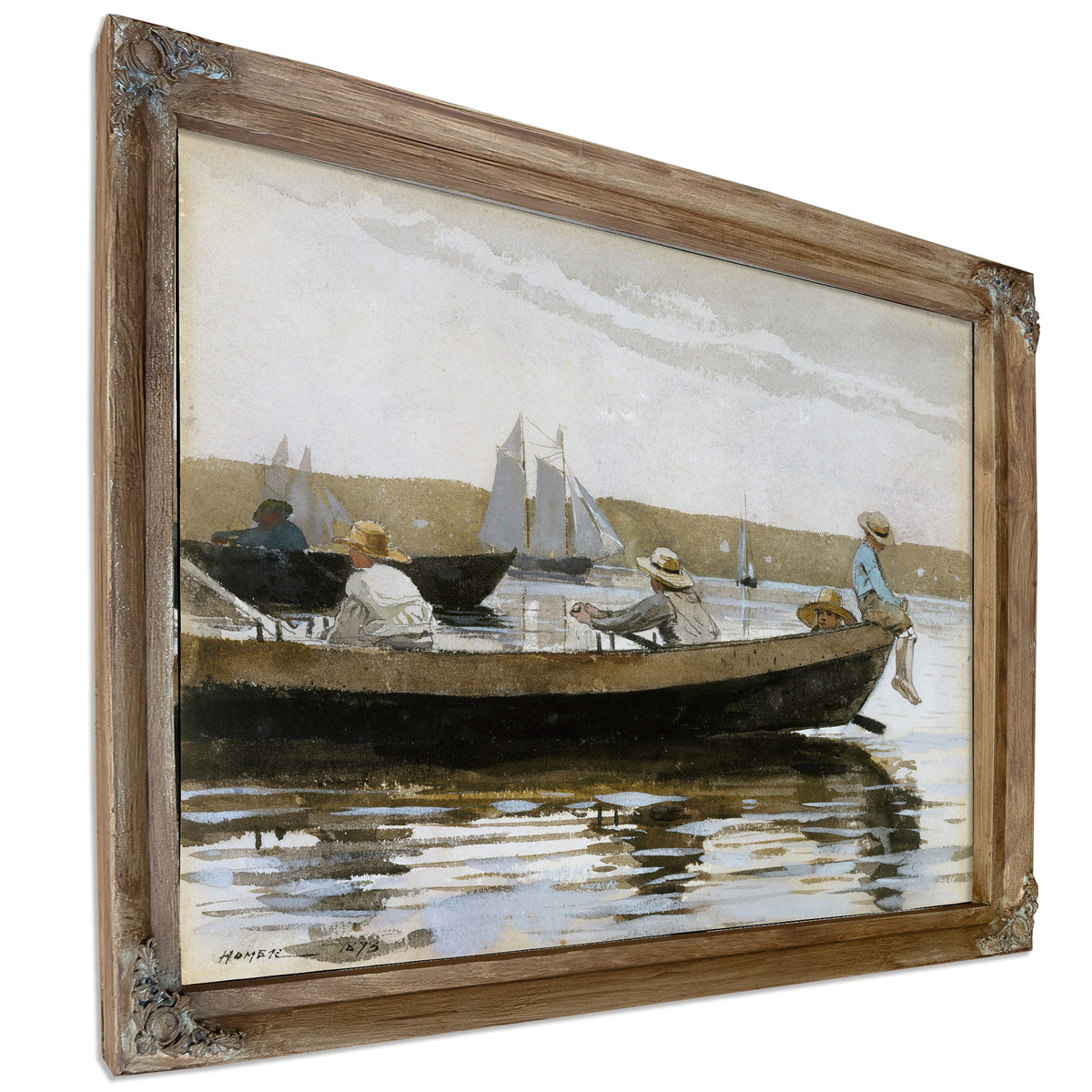 Boys a Dory 1873 By Winslow Homer