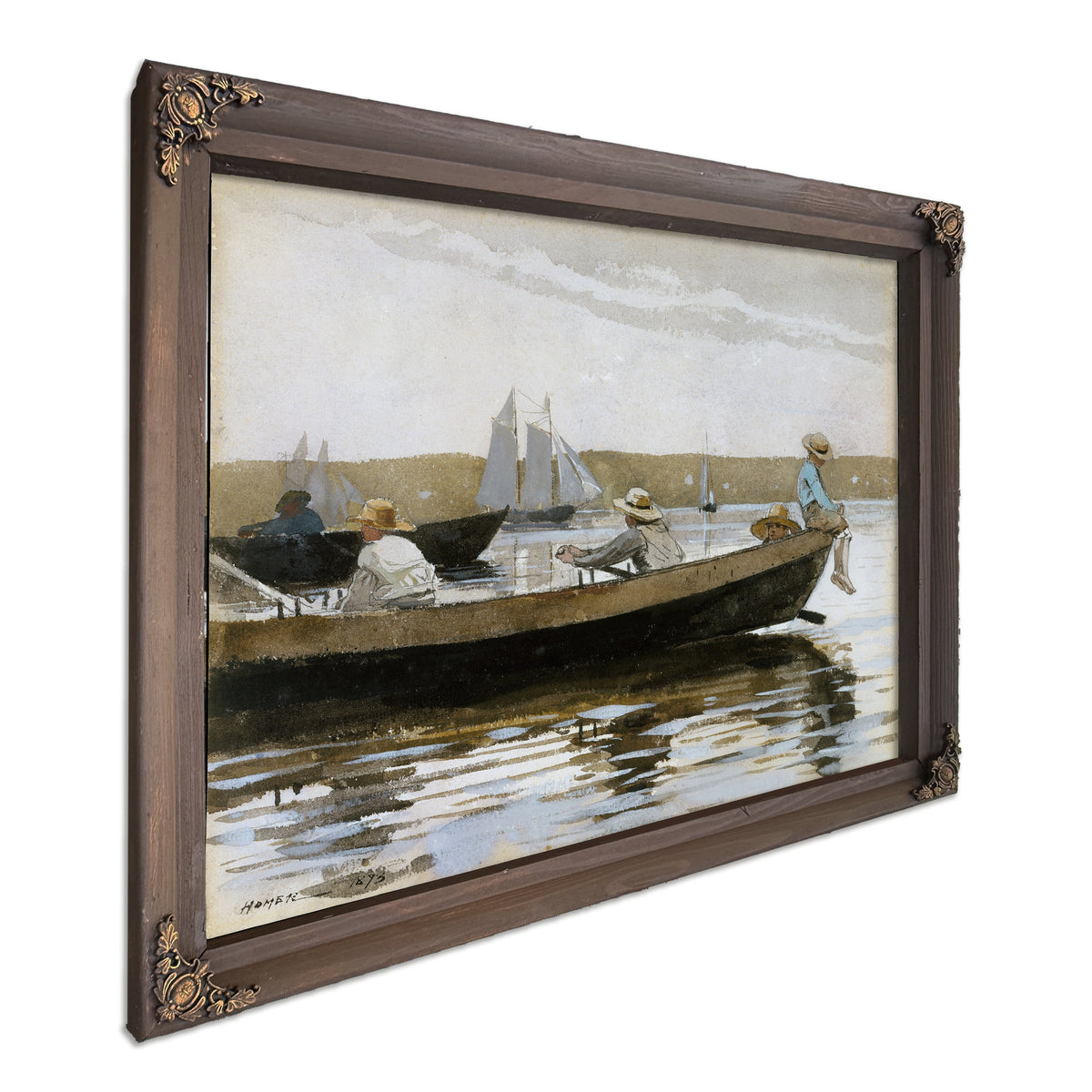 Boys a Dory 1873 By Winslow Homer