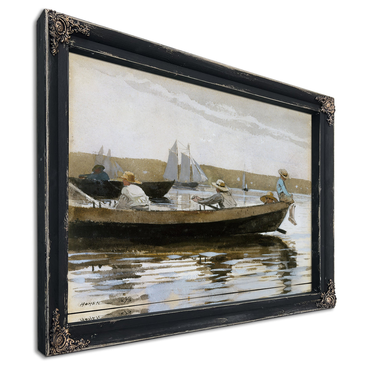 Boys a Dory 1873 By Winslow Homer