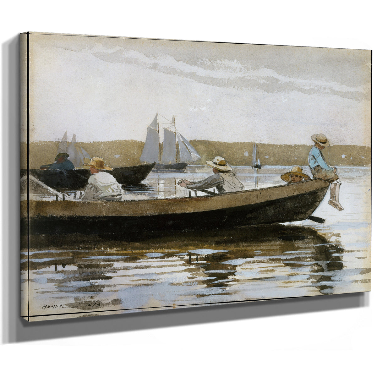 Boys a Dory 1873 By Winslow Homer