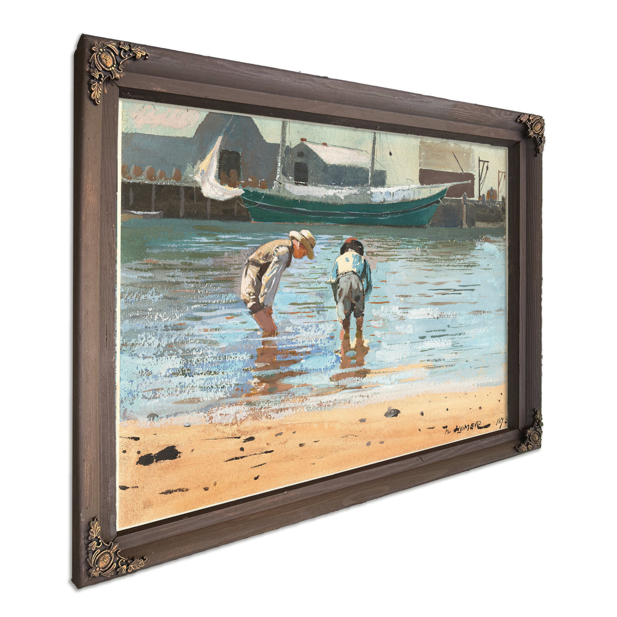 Boys Wading 1873 By Winslow Homer