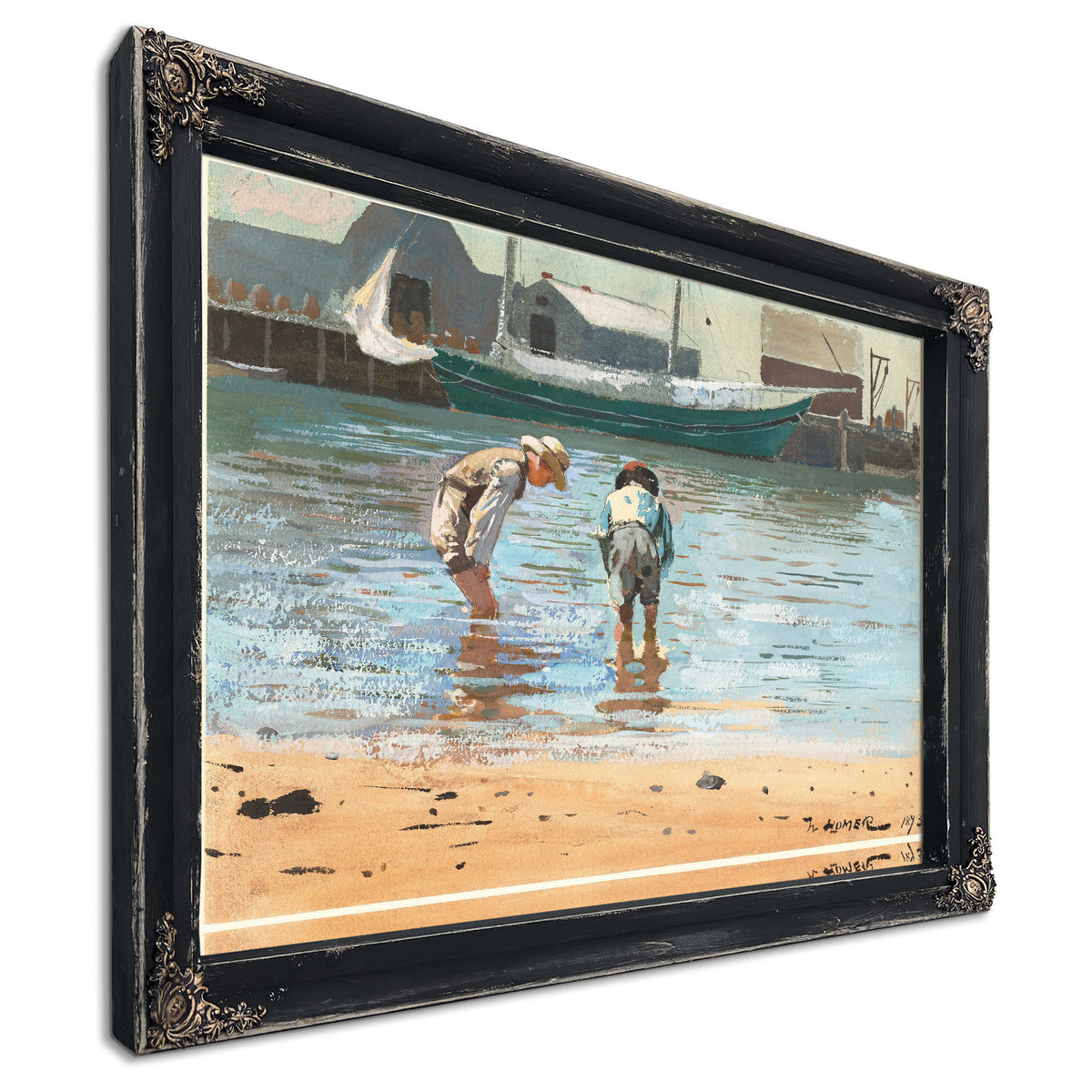 Boys Wading 1873 By Winslow Homer