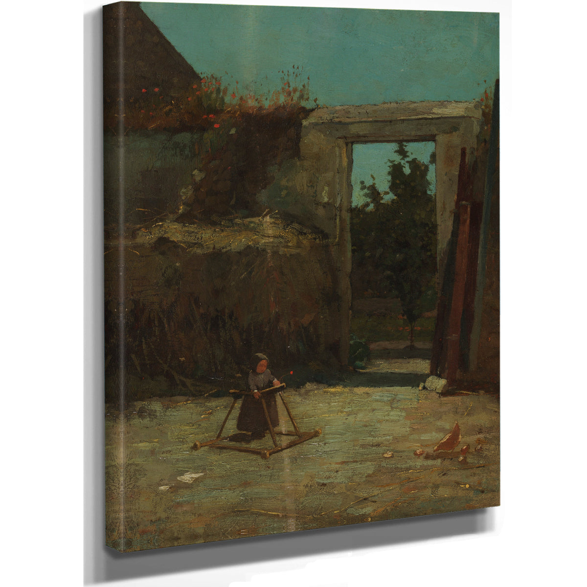 French Farmyard 1867 By Winslow Homer
