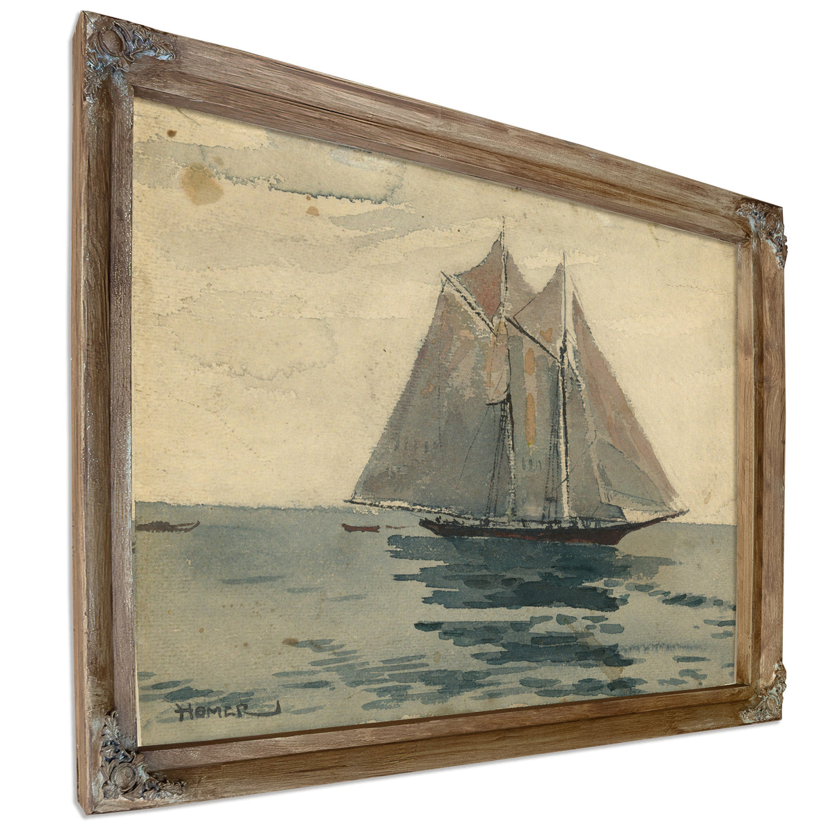 Gloucester Schooner Ca 1880 By Winslow Homer