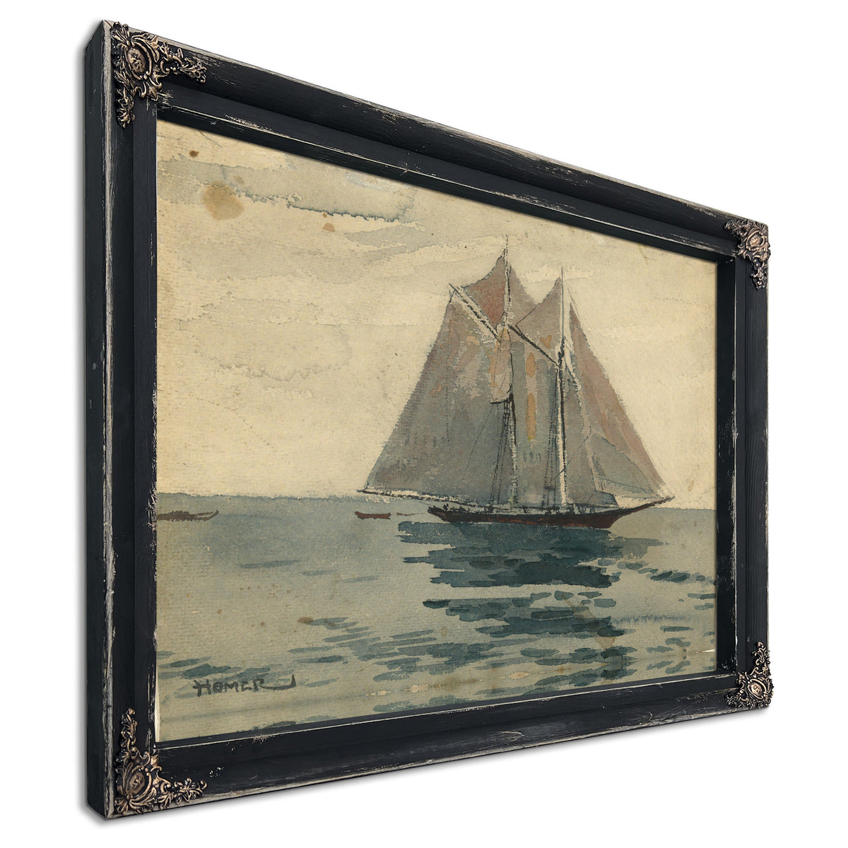 Gloucester Schooner Ca 1880 By Winslow Homer
