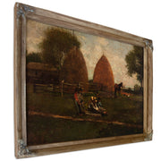 Haystacks Children 1874 By Winslow Homer