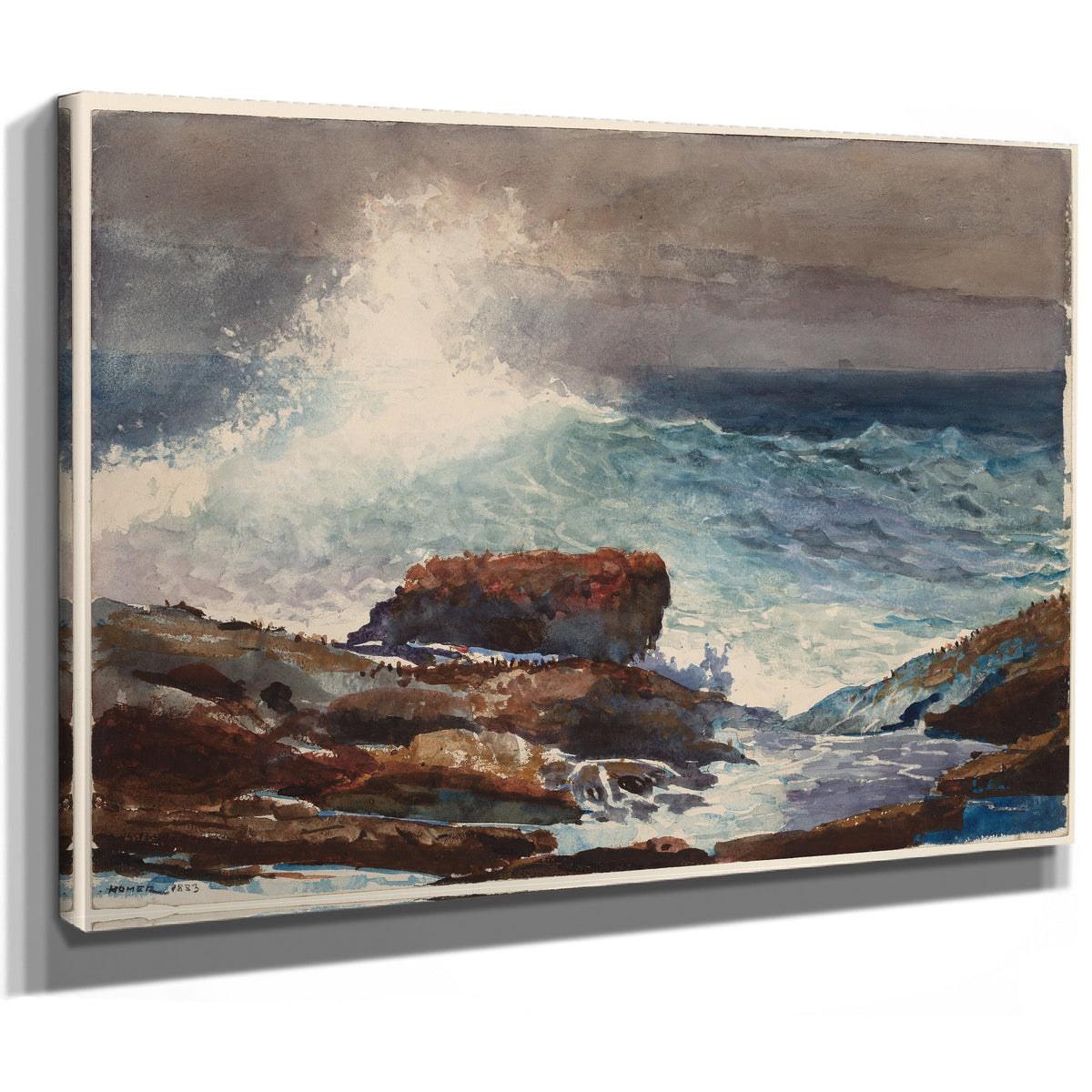 Incoming Tide Scarboro Maine 1883 By Winslow Homer
