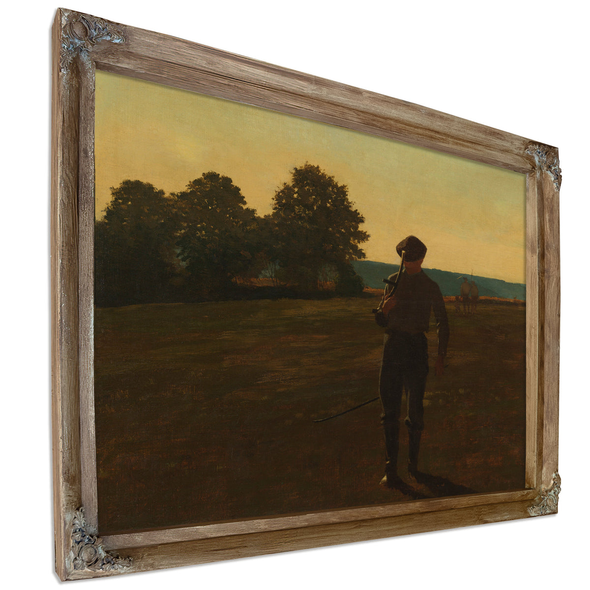 Man a Scythe Ca 1869 By Winslow Homer