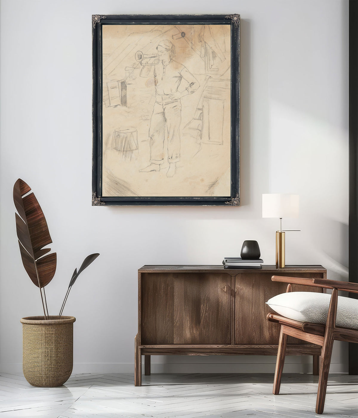 Man Wearing Zouaves Cap Ca 1861 By Winslow Homer