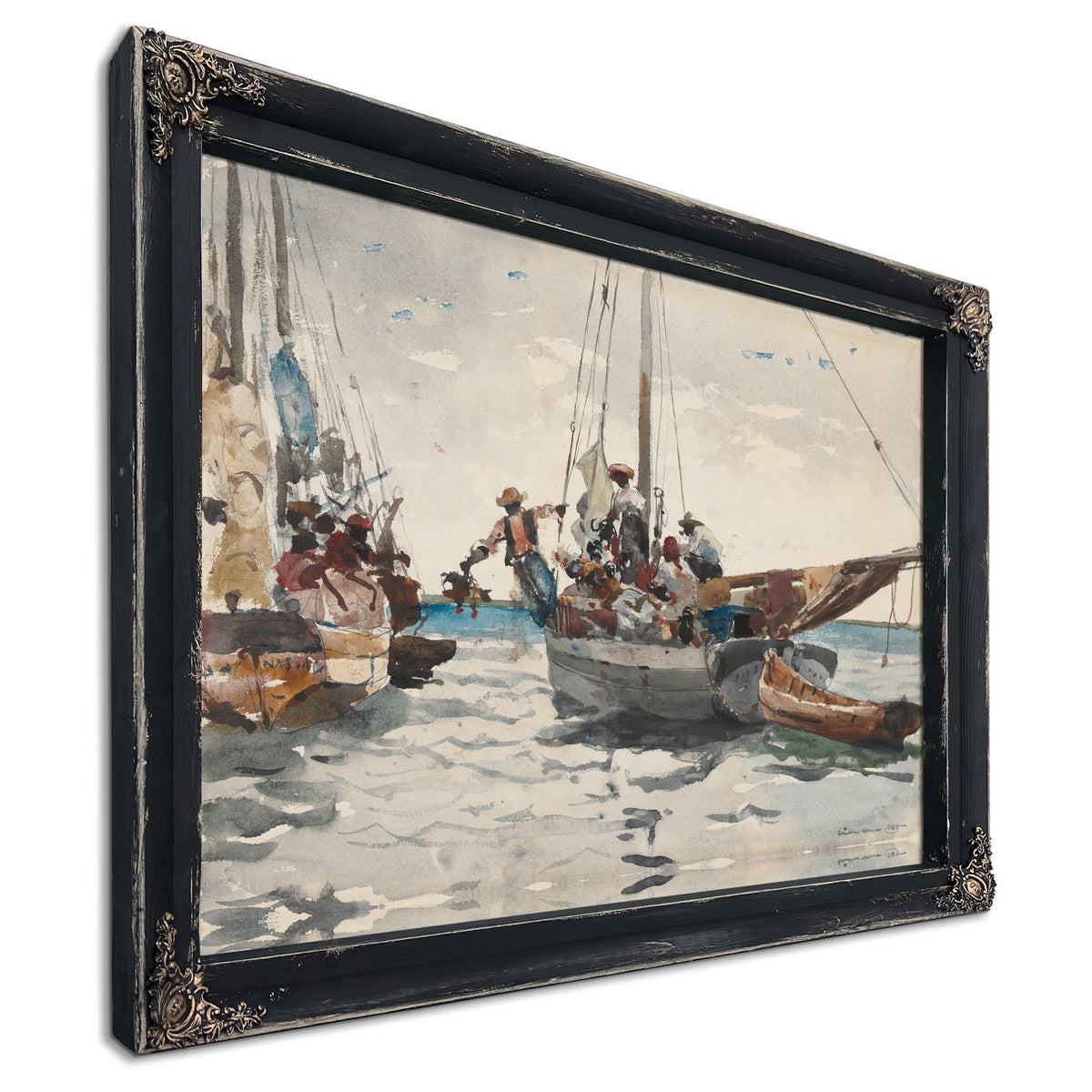Market Scene Nassau 1885 By Winslow Homer