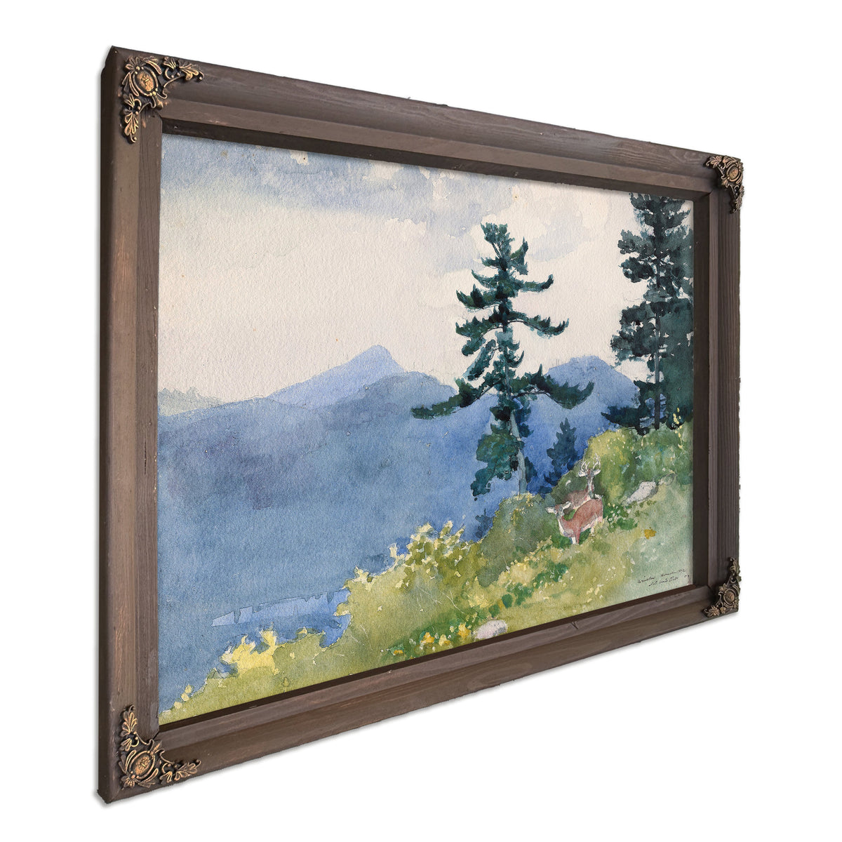 North Woods Club Adirondacks By Winslow Homer