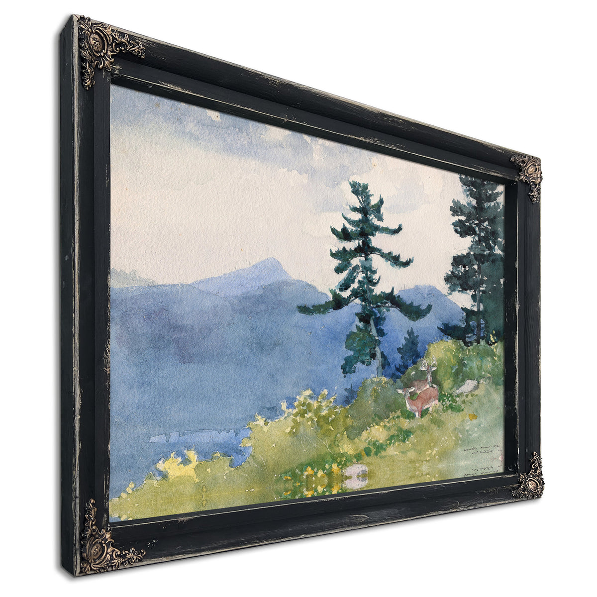 North Woods Club Adirondacks By Winslow Homer