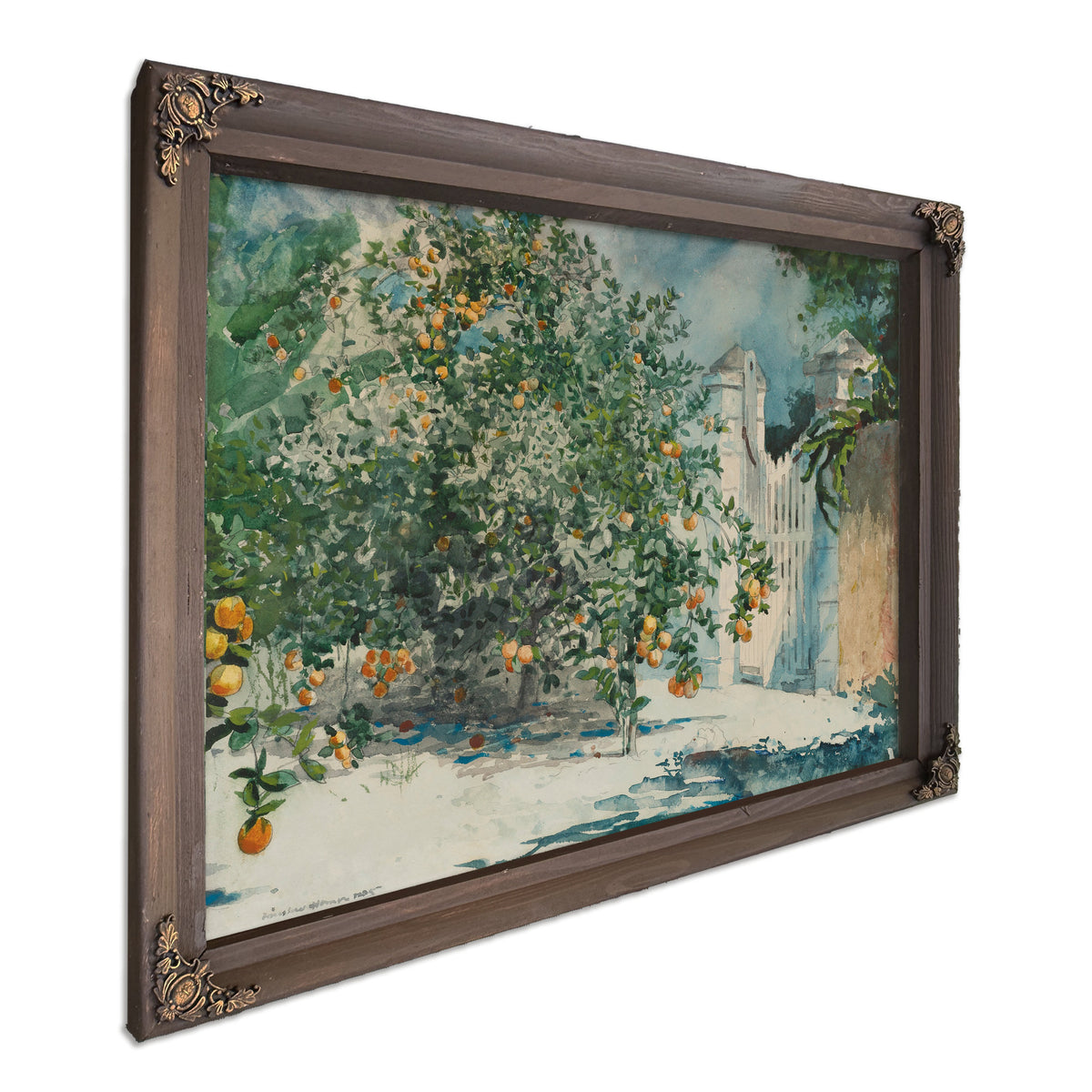 Orange Trees Gate 1885 By Winslow Homer
