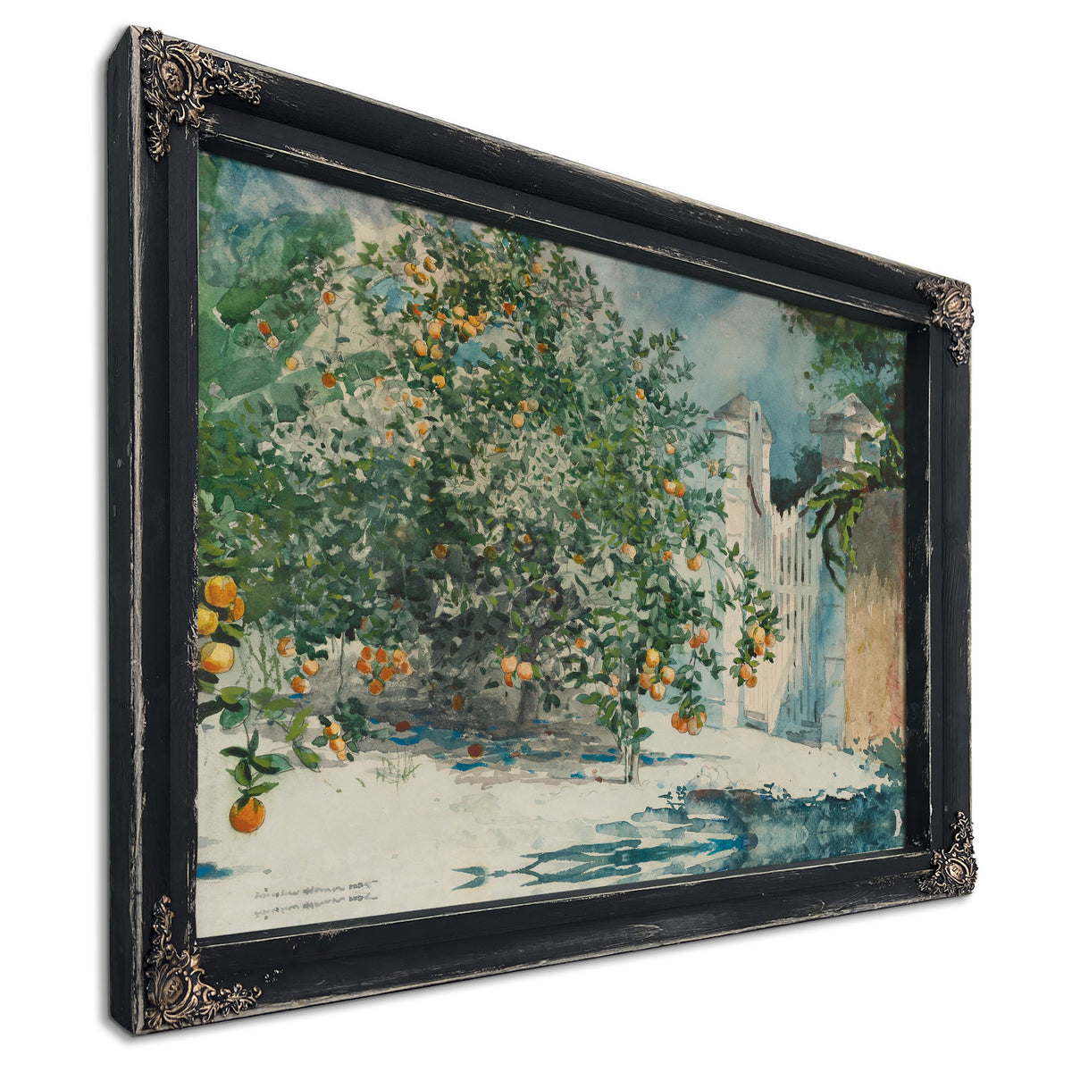 Orange Trees Gate 1885 By Winslow Homer