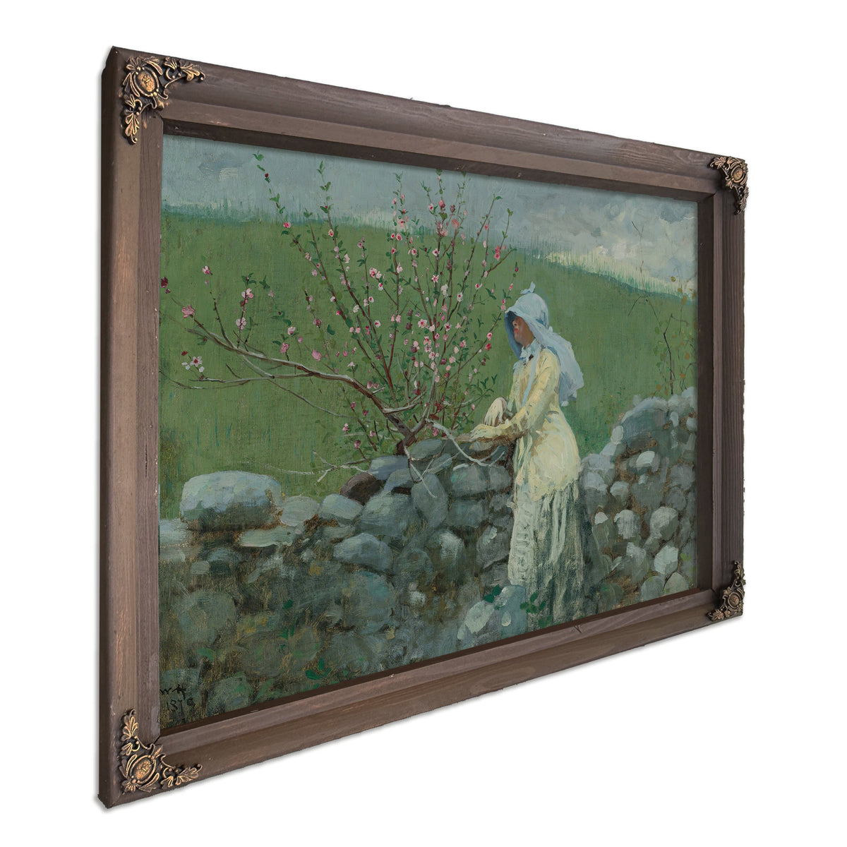 Peach Blossoms 1879 By Winslow Homer
