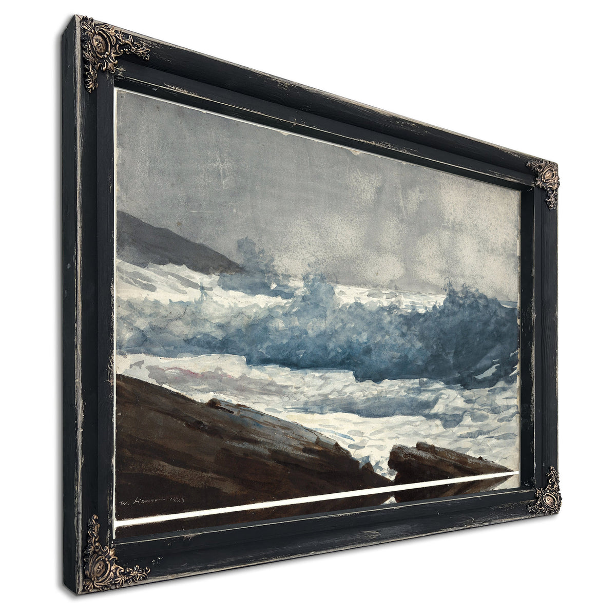 Prouts Neck Breakers 1883 By Winslow Homer