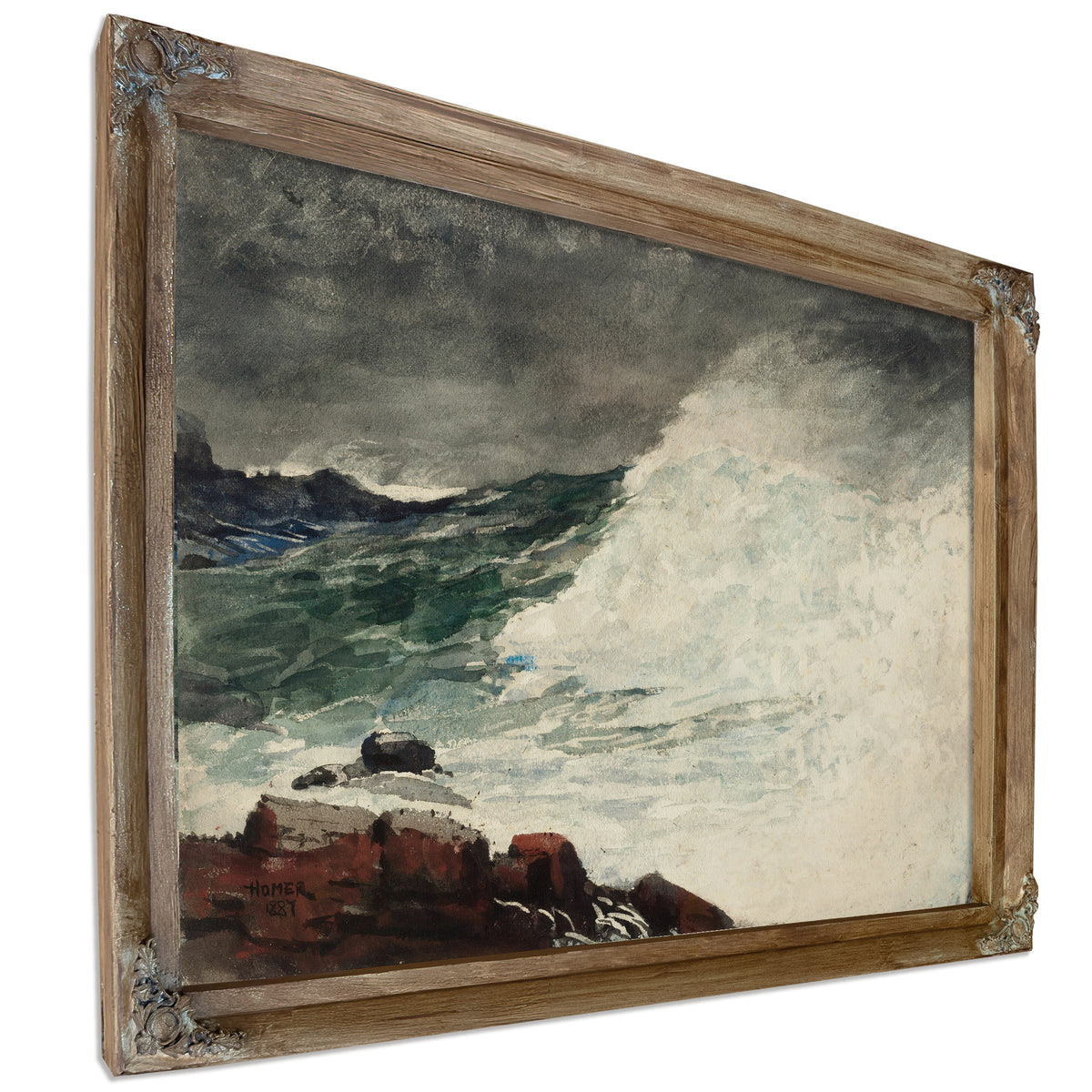 Prouts Neck Breaking Wave 1887 By Winslow Homer