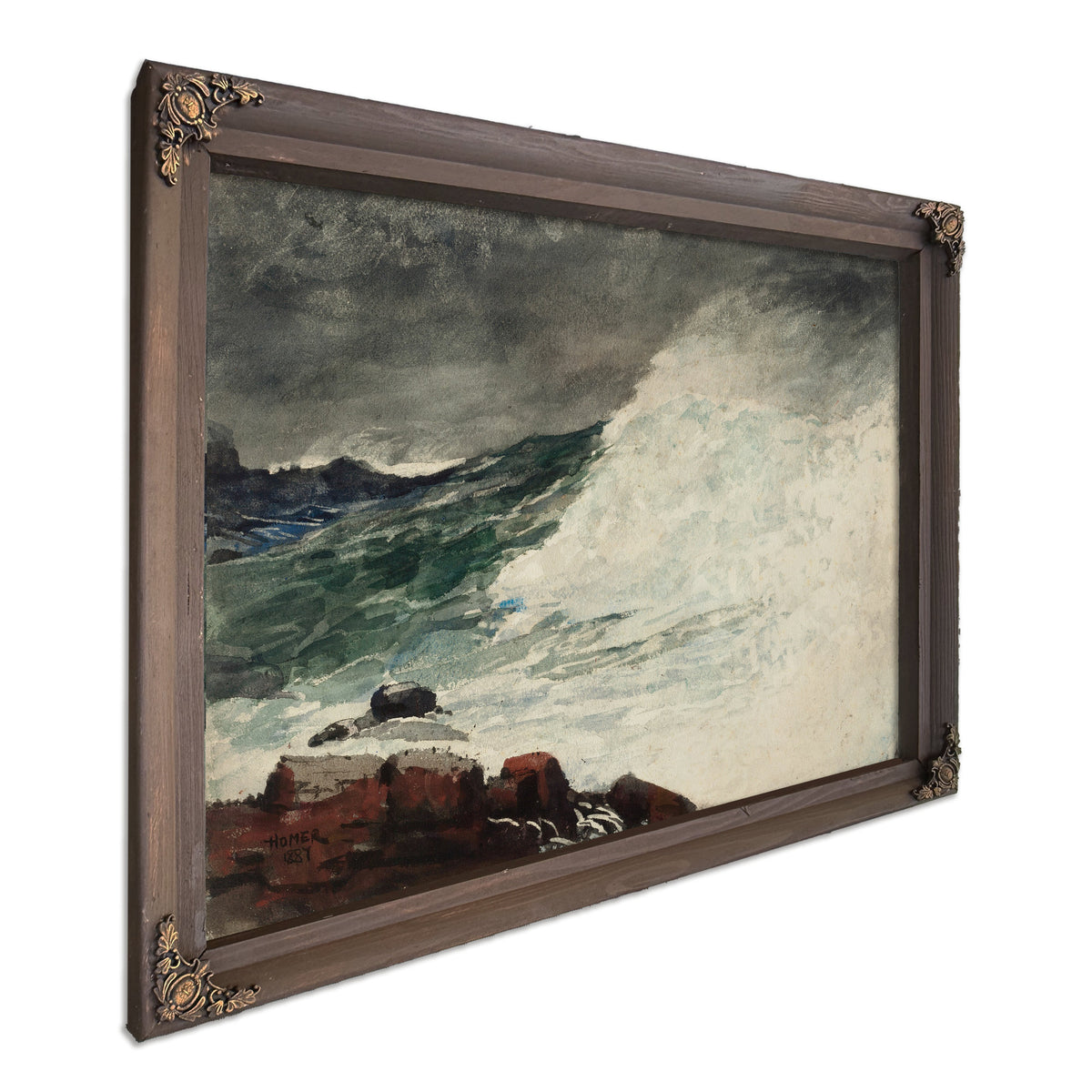 Prouts Neck Breaking Wave 1887 By Winslow Homer