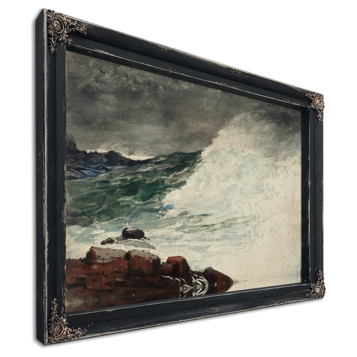 Prouts Neck Breaking Wave 1887 By Winslow Homer
