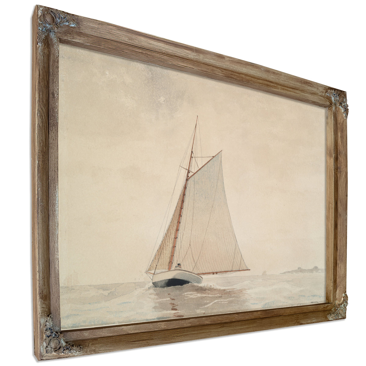 Sailing Off Gloucester Ca 1880 By Winslow Homer