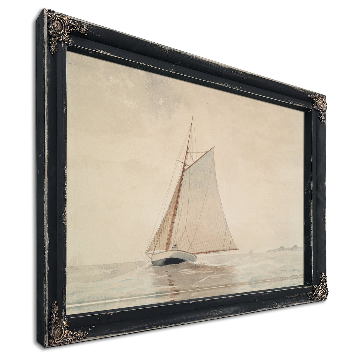 Sailing Off Gloucester Ca 1880 By Winslow Homer