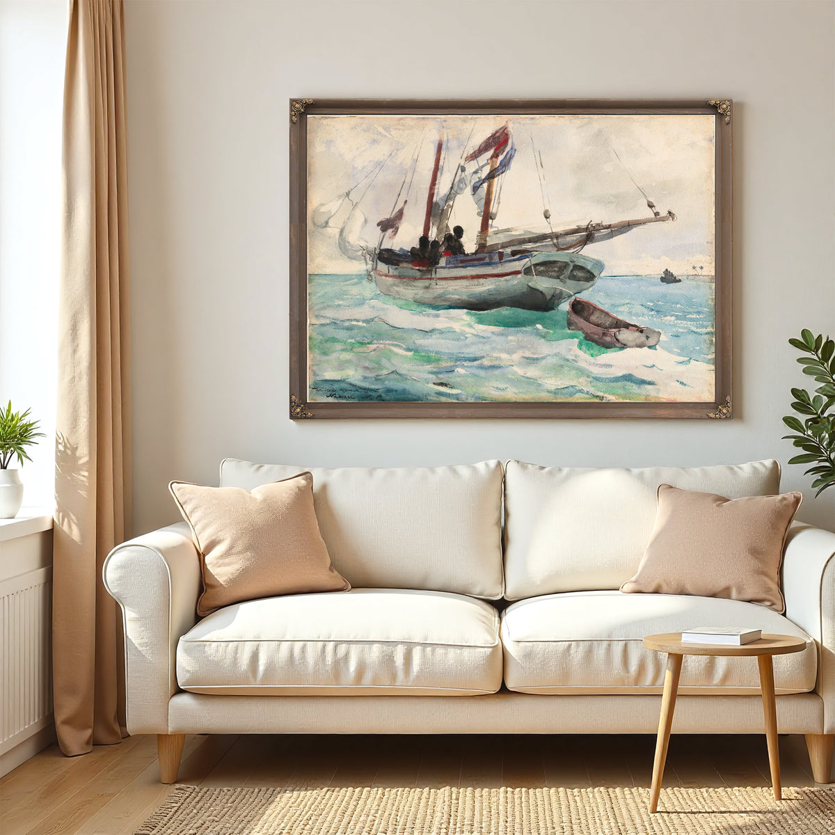 Schooner Nassau 1898 99 By Winslow Homer