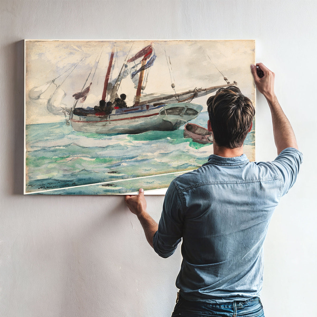 Schooner Nassau 1898 99 By Winslow Homer