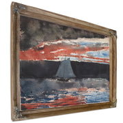 Schooner Sunset 1880 By Winslow Homer